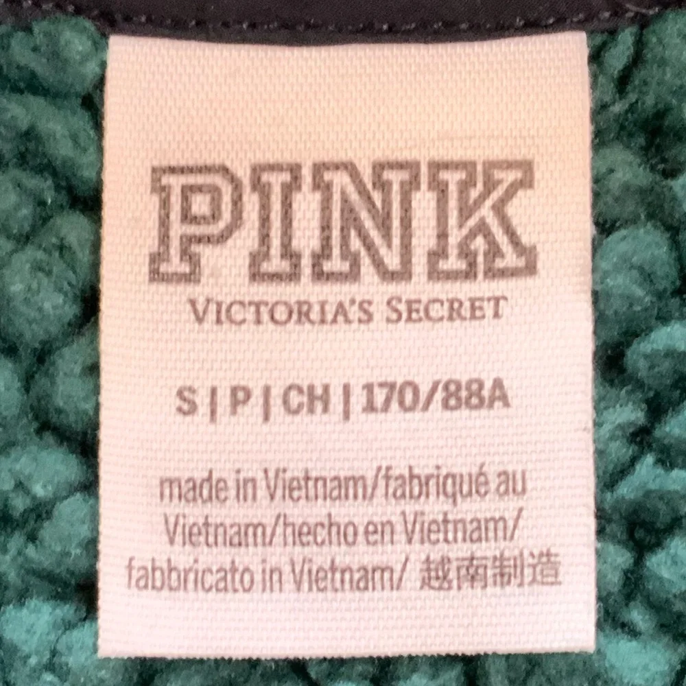 Victoria's Secret Pink Sharpa Faux Fur Quarter Zip Sweatshirt